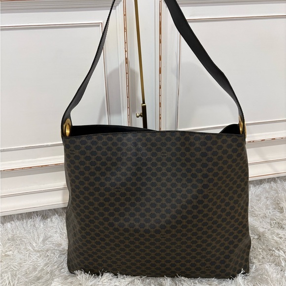 Vintage Celine macadam canvas shoulder bag - Picture 3 of 9